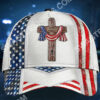Cross God Bless America All Over Printed Cap