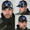 Custom Name Eagle Back The Blue All Over Printed Classic Cap