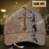 Custom Name Jesus Cross All Over Printed Classic Cap