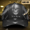 Custom Name Skull All Over Print Classic Cap