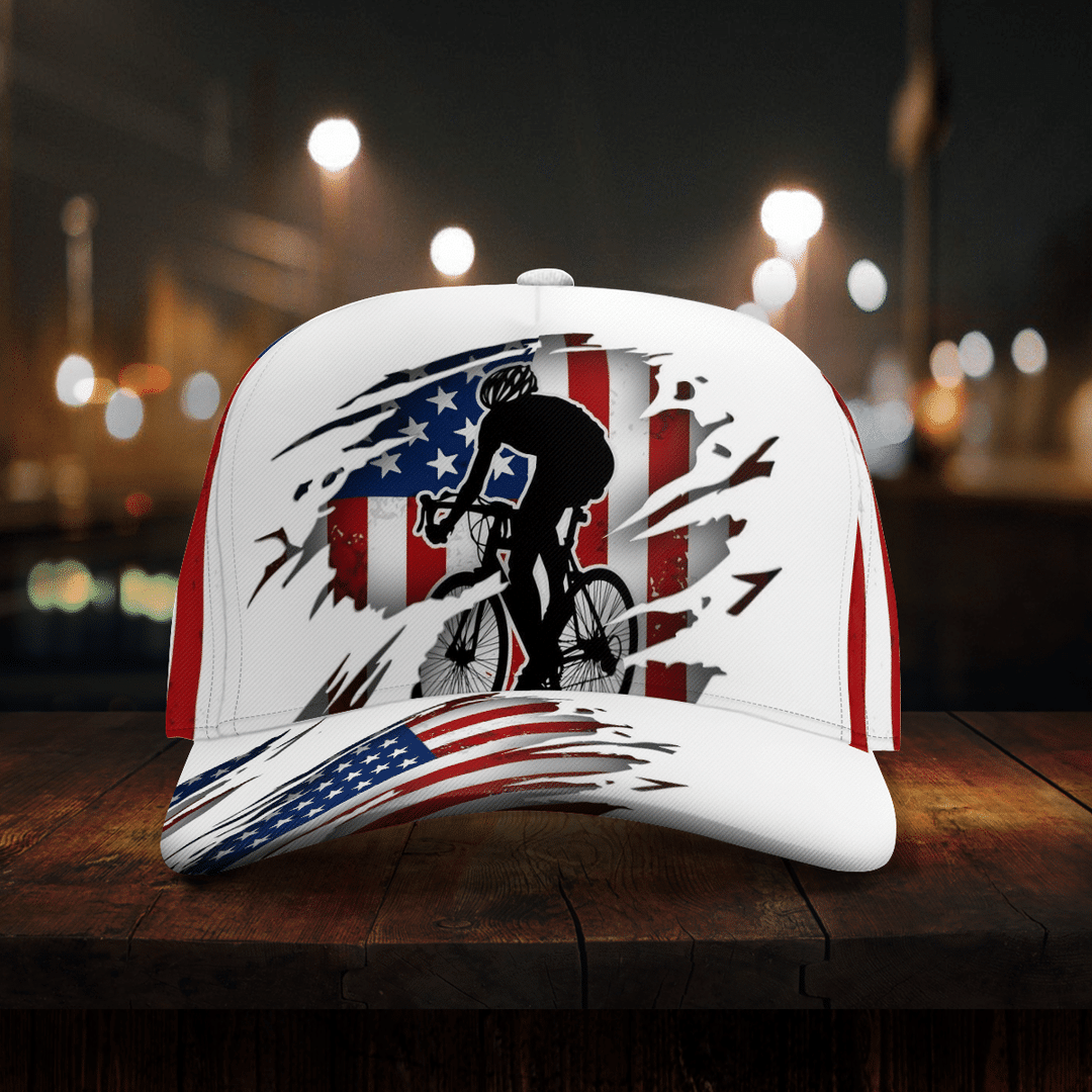 Cycling-Man-American-Flag-Pattern-Cap-1