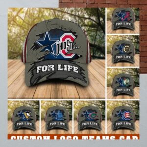 Dallas Cowboys And Custom Logo Sport Teams For Life Cap