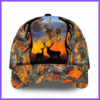 Dear Hunter Orange Camo Cap Hat