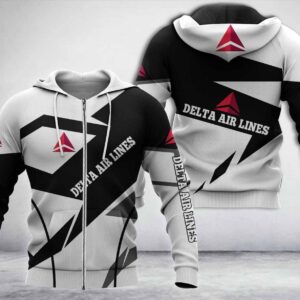 Delta Air Lines Company Hoodie Zip Hoodie