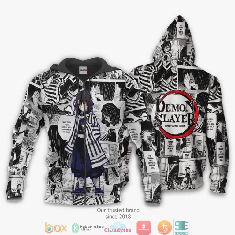 Demon-Slayer-Obanai-Iguro-Anime-Mix-Manga-Kny-3D-Shirt-Hoodie-1