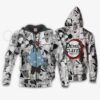 Demon Slayer Sakonji Urokodaki Anime Mix Manga Kny 3D Hoodie Shirt