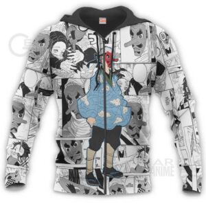 Demon Slayer Sakonji Urokodaki Anime Mix Manga Kny 3D Hoodie Shirt