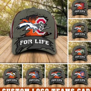 Denver Broncos And Custom Logo Sport Teams For Life Cap
