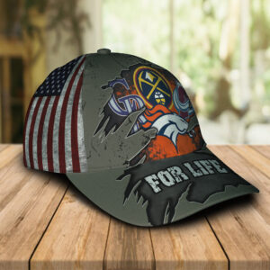 Denver Broncos Denver Nuggets Colorado Rockies Colorado Avalanche For Life Cap Limited Edition