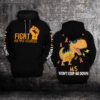 Dinosaurs Fight Multiple Sclerosis Awareness 3D Hoodie %E2%80%93 Limited Edition
