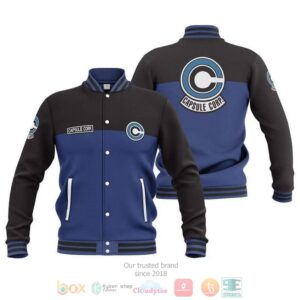 Dragon Ball Capsule Corp Uniform Baseball Jacket