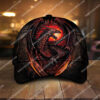 Dragon With Fire All Over Printed Classic Cap
