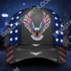 Eagle American Flag All Over Print Classic Cap