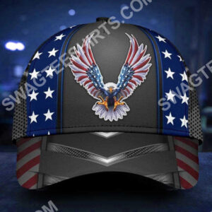 Eagle American Flag All Over Print Classic Cap