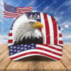 Eagle With American Flag All Over Printed Classic Cap