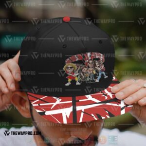 Evh Band Red Frankenstrat Custom Snapback Cap
