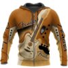 Fender Wooden Guitar 3D Shirt Hoodie