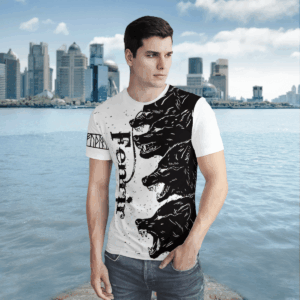 Fenrir Three Wolf 3D Shirt Hoodie