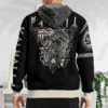 Fenrir Wolf And Ravens Viking Valhalla 3D Shirt Hoodie