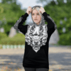 Fenrir Wolf Axe Sword 3D Shirt Hoodie