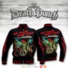 Five Finger Death Punch Band American Capitalist Baseball Jacket