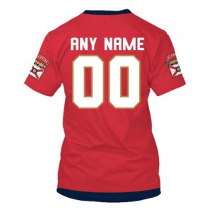 Florida Panthers Personalized Red 3D Hoodie Shirt
