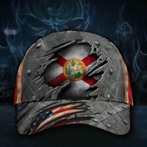 Florida State Flag Patriotic Cap