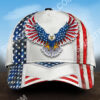 Fourth Of July American Eagle All Over Printed Classic Cap