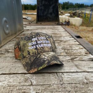 Free Speech More Important Than Your Feelings Hat Cap