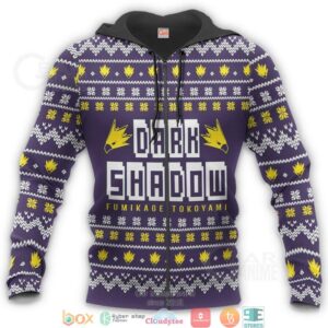 Fumikage Tokoyami Dark Shadow My Hero Academia 3D Shirt Hoodie