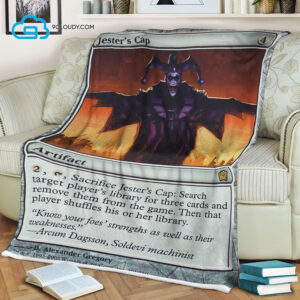 Game Magic The Gathering JesterS Cap Blanket