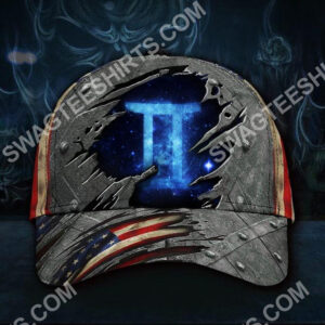 Gemini Zodiac America Flag All Over Printed Classic Cap