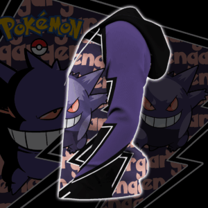 Gengar Costume Pokemon Anime 3D Hoodie Shirt