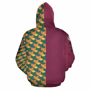 Giyu Demon Slayers Costume Anime 3D Hoodie Shirt