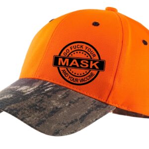Go Fuck Your Mask And Your Vaccine Hat Cap 1