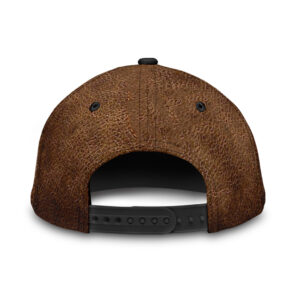 God Leather Pattern Print Classic Cap