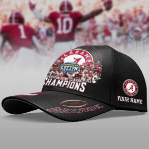Goodyear Cotton Bowl Classic Champions Alabama Crimson Tide Personalized Cap