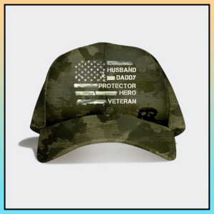 Grandpa Dad Veteran Cap