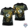 Green Bay Packers Dragon Nfl 3D Hoodie T Shirt