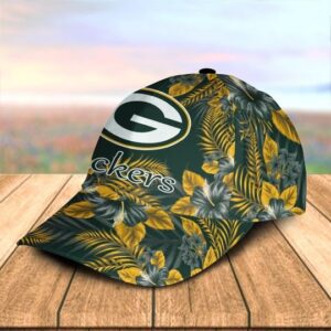 Green Bay Packers Tropical Flower Classic Cap