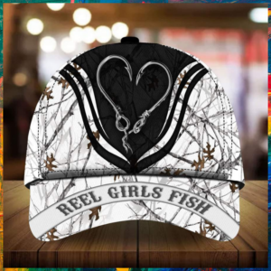 Hook Couple Reel Girls Fish Custom Personalized Name Cap 6