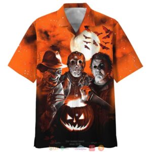 Horror Characters Halloween Night 3D Shirt Hoodie