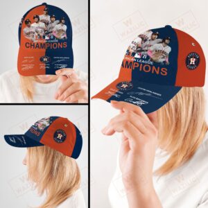 Houston Astros American League Champions Sign Cap Hat