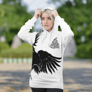 Hugin Va Munin Raven Of Odin 3D Shirt Hoodie