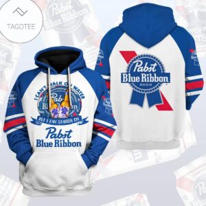 I CanT Walk On Water But I Can Stagger On Pabst Blue Ribbon Hoodie
