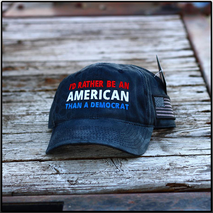 Id-Rather-Be-An-American-Than-A-Democrat-Hat-Cap-1-1