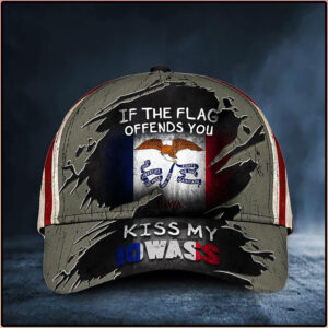If The Flag Offends You Kiss My Iowass Cap