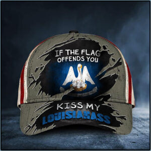 If The Flag Offends You Kiss My Louisianass Cap