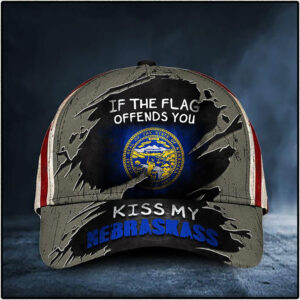 If The Flag Offends You Kiss My Nebraskass Cap