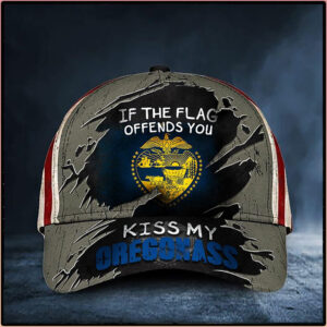 If The Flag Offends You Kiss My Oregon Cap